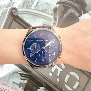 Michael Kors MK8639 Classic Chronograph Blue Dial Men's Watch